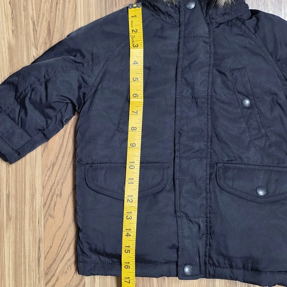 Baby Gap Toddler Winter Puffer Coat Faux Fur Hooded Parka Jacket‎ 12-18 Months